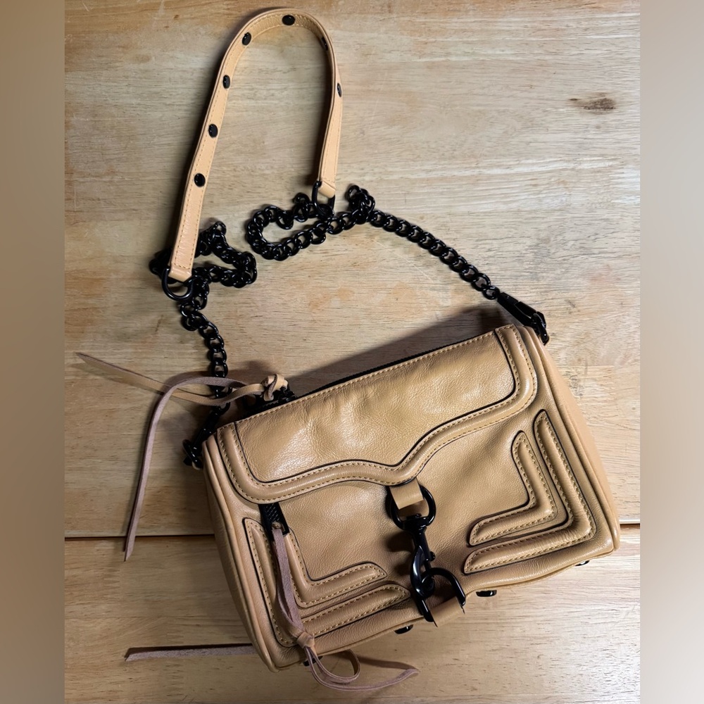 Rebecca Minkoff Tan Leather Crossbody Bag